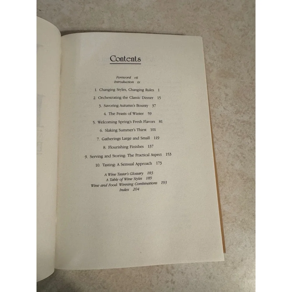 Wine with Food Barbara Ensrud 1st Ed 1984 HC Entertaining Guide MFK Fisher